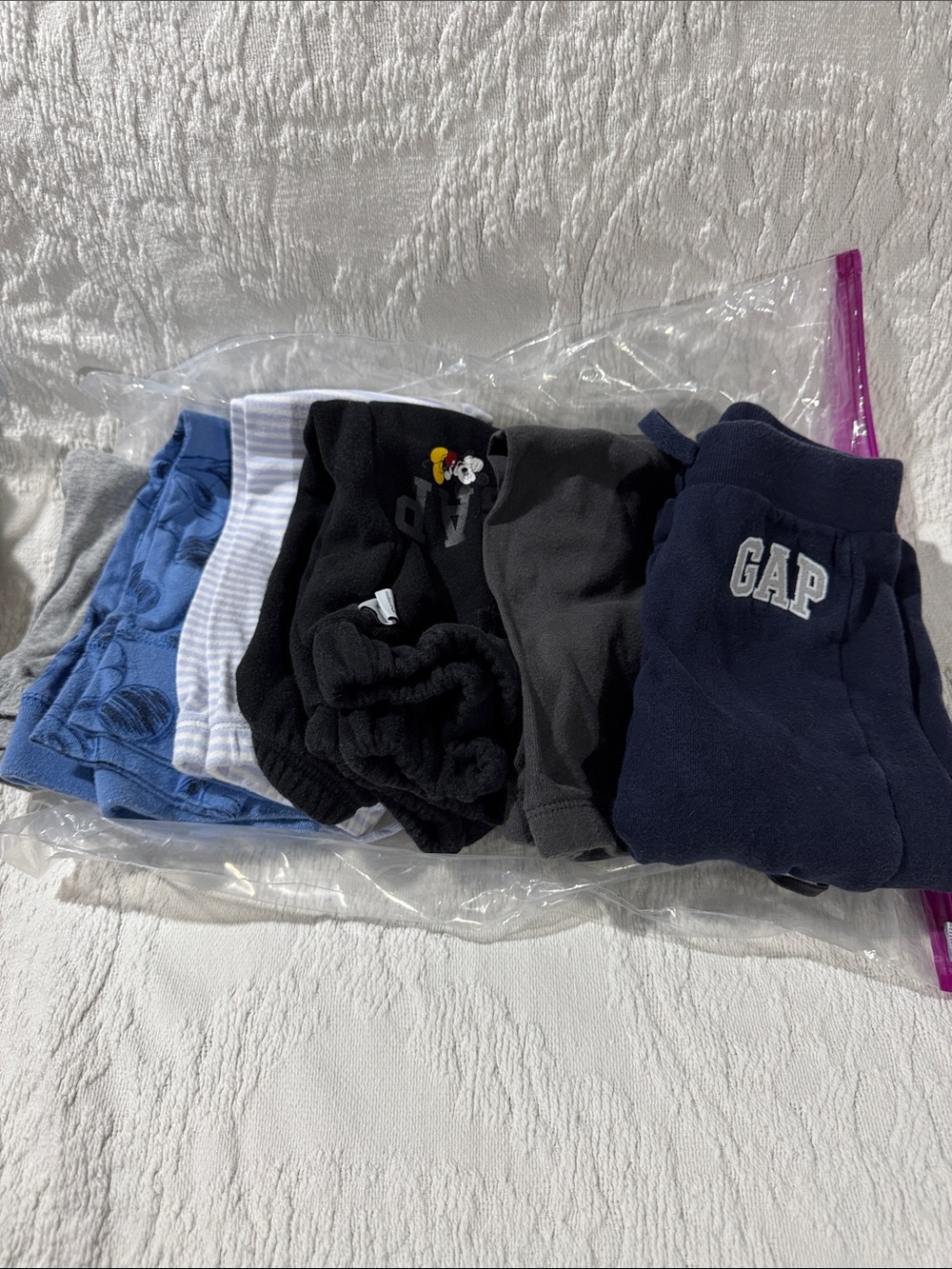 Mixed Boys' joggers pants And Gap sweat pants bundle - Blue, Gray, White